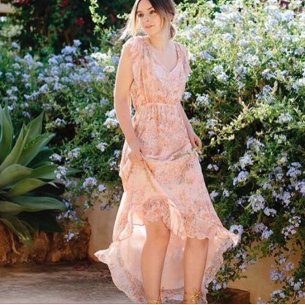 HD in Paris (Anthropologie) Romantic Floral Dress, Size 4 (Small) - Picture 2 of 11